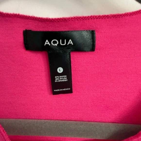 Aqua Fuchsia Sleeveless Tank Top - Picture 3 of 4
